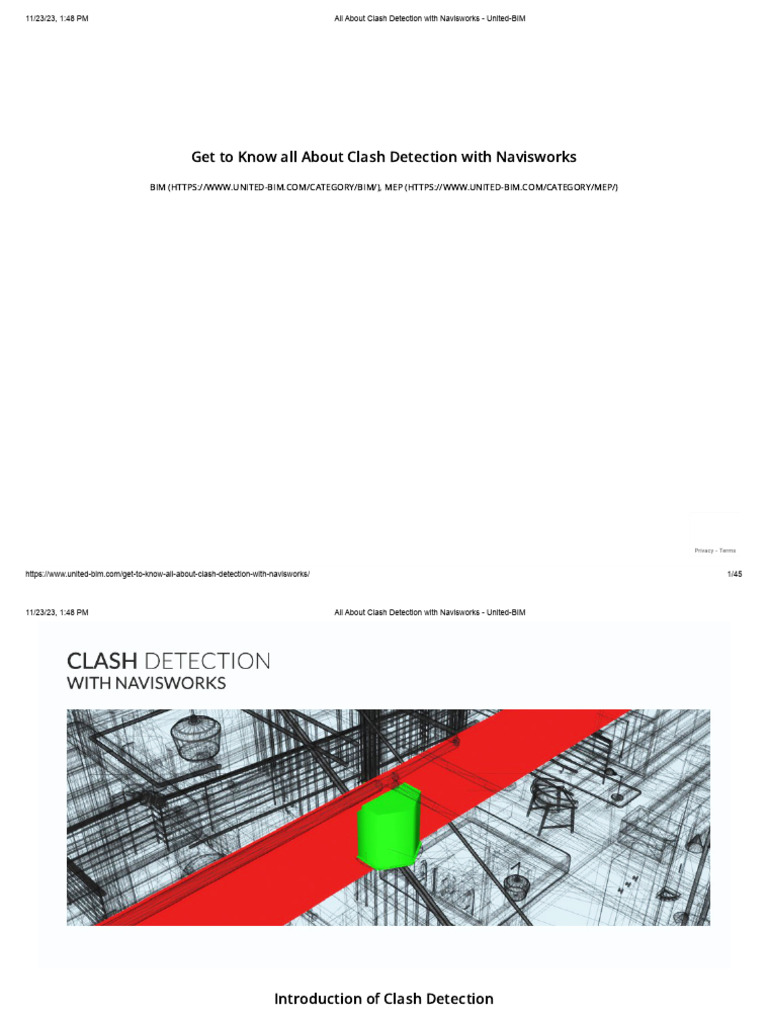 All About Clash Detection With Navisworks - United-BIM | PDF | Autodesk ...