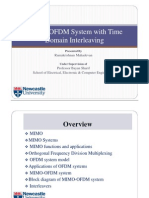 MIMO-OfDM System With Time Domain Interleaving