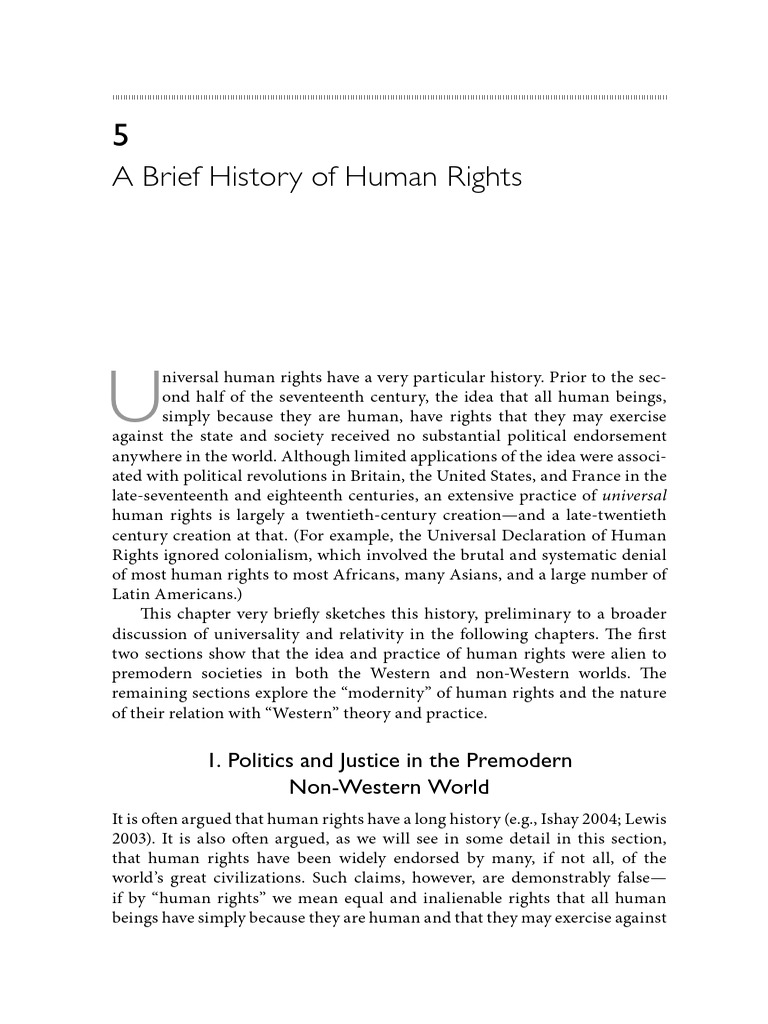 The Brief History of HRs | PDF | Human Rights | Rights