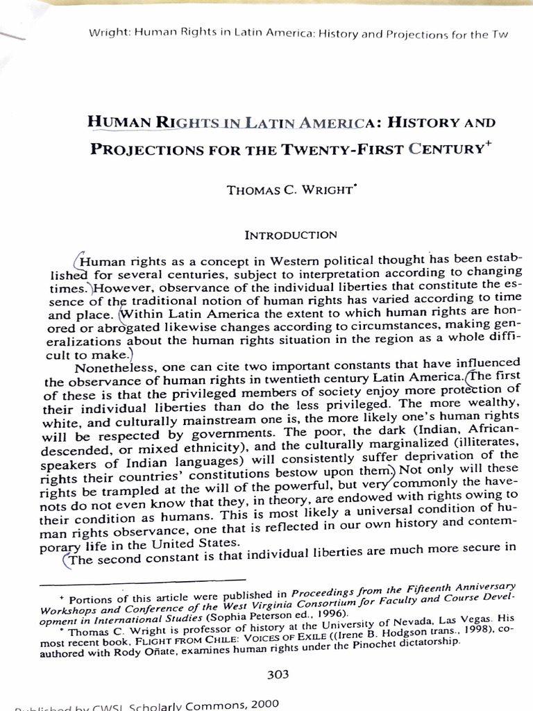 Human Rights in Latin America: 21st Century Insights | PDF | Fidel ...