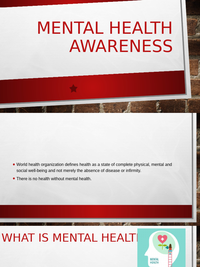 Understanding Mental Health Importance | PDF | Mental Disorder | Mental ...