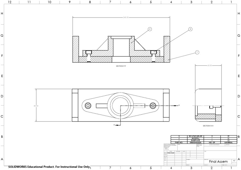 Technical Drawing Specifications and Parts | PDF