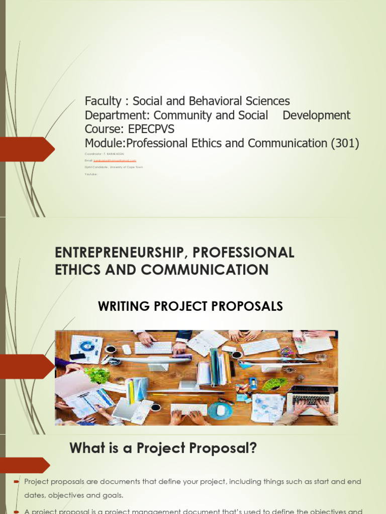 Project Proposal Guide for Community Projects | PDF | Project Management