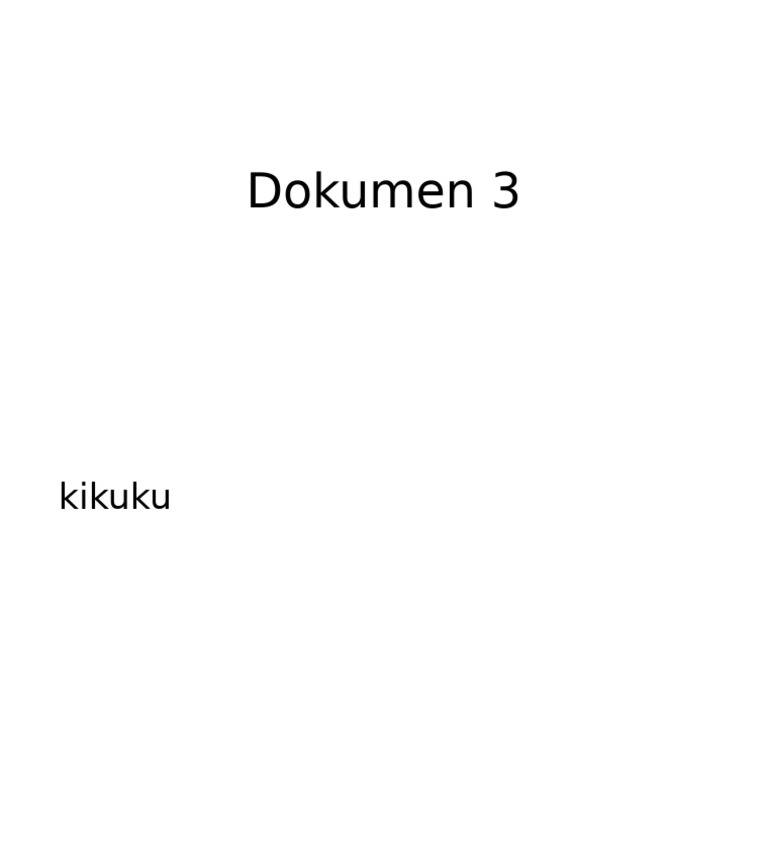 Dokumen 3 | PDF