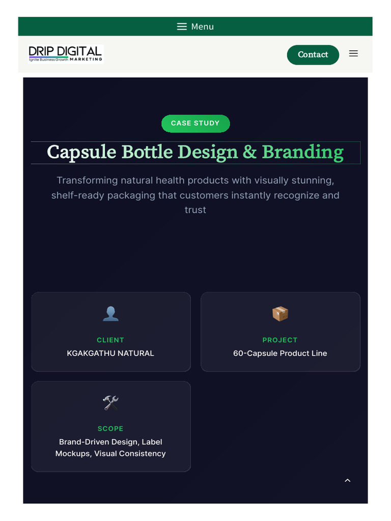 Capsule Bottle Design for Natural Health | PDF