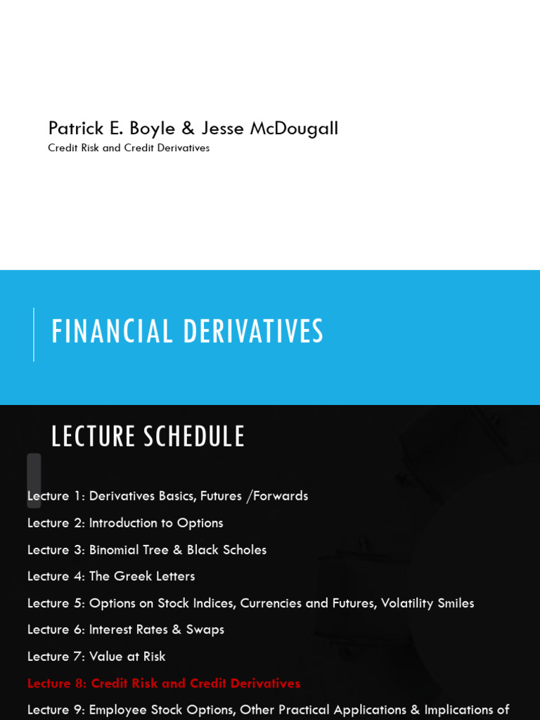 Understanding Credit Derivatives and CDS | PDF | Credit Default Swap ...