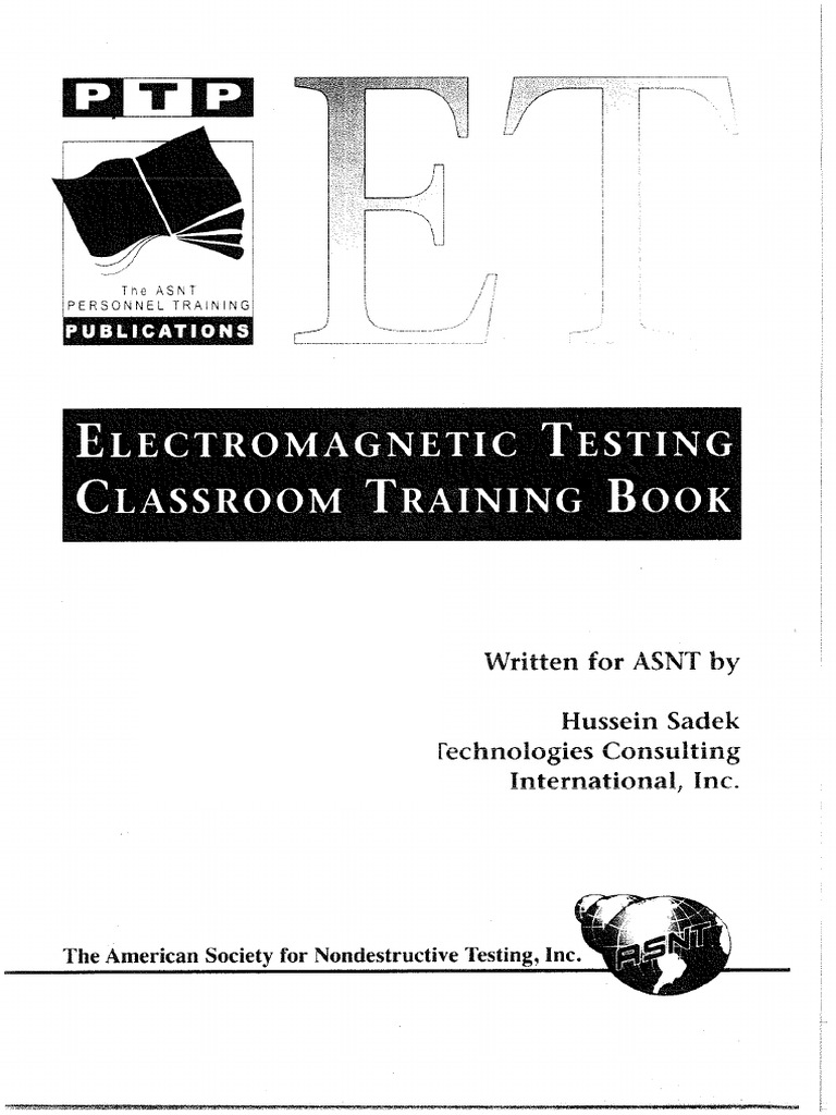 Eddy Current Testing Classroom Training Book | PDF