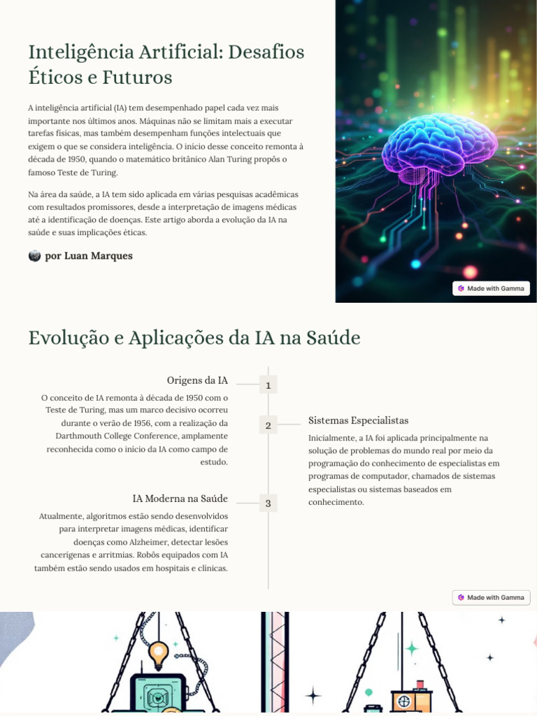 Ética e Futuro da IA na Saúde | PDF | Inteligência artificial ...