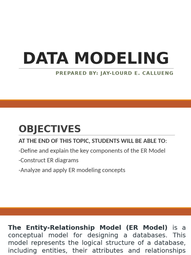 Data Modeling (Week 2) | PDF | Databases | Data Model