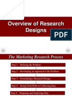 Overview of Research Designs