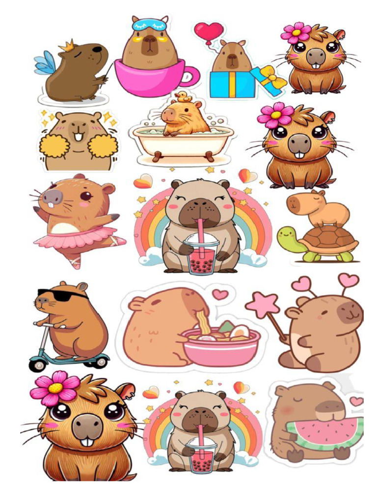 Sticker Capibara | PDF