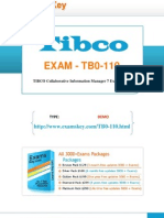 Tibco: EXAM - TB0-110