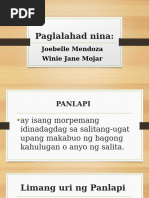 Ano Ang Panlapi | PDF