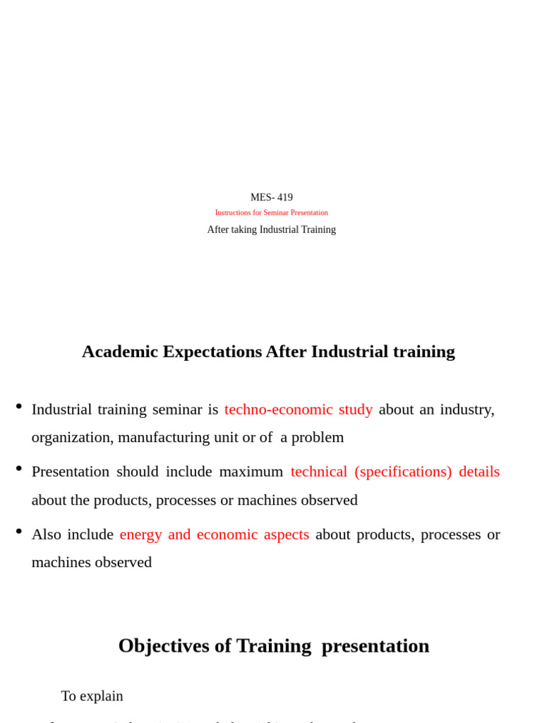 After Taking Training Instructions - Final PPTs 23 | PDF | Learning ...