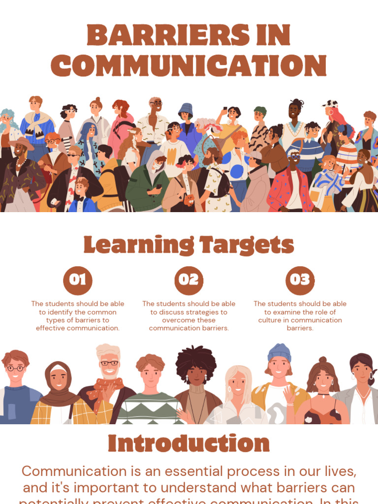 Overcoming Communication Barriers | PDF | Communication | Nonverbal ...