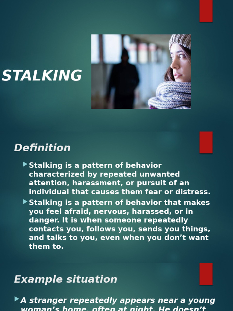 Understanding Stalking: Types and Effects | PDF
