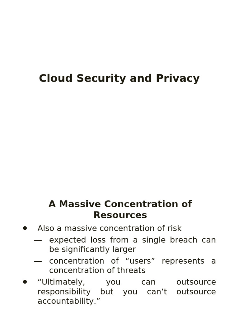 Cloud Security Risks and Challenges | PDF | Cloud Computing | Security