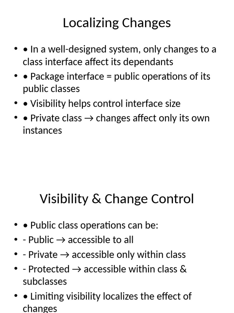 Localizing Changes PPT | PDF