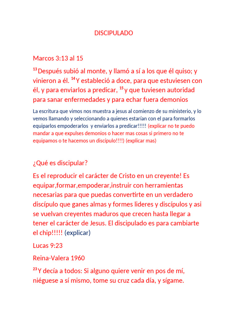 Qué es el discipulado cristiano | PDF | Gran comisión | Cristo (título)