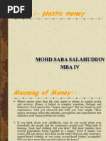 Download Plastic Money Ppt by Mohammad Saba SN91058209 doc pdf