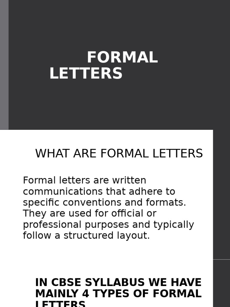 Formal Letters-Class 8 &10 | PDF | Ecology | Conservation Biology