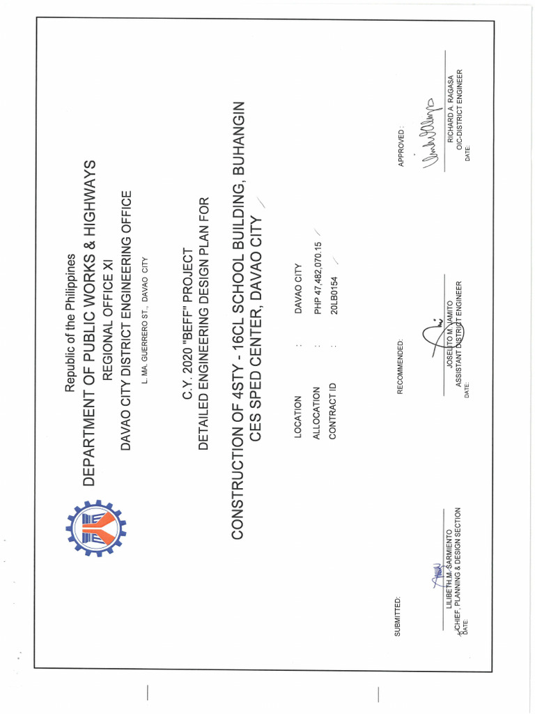 DPWH Blueprint | PDF