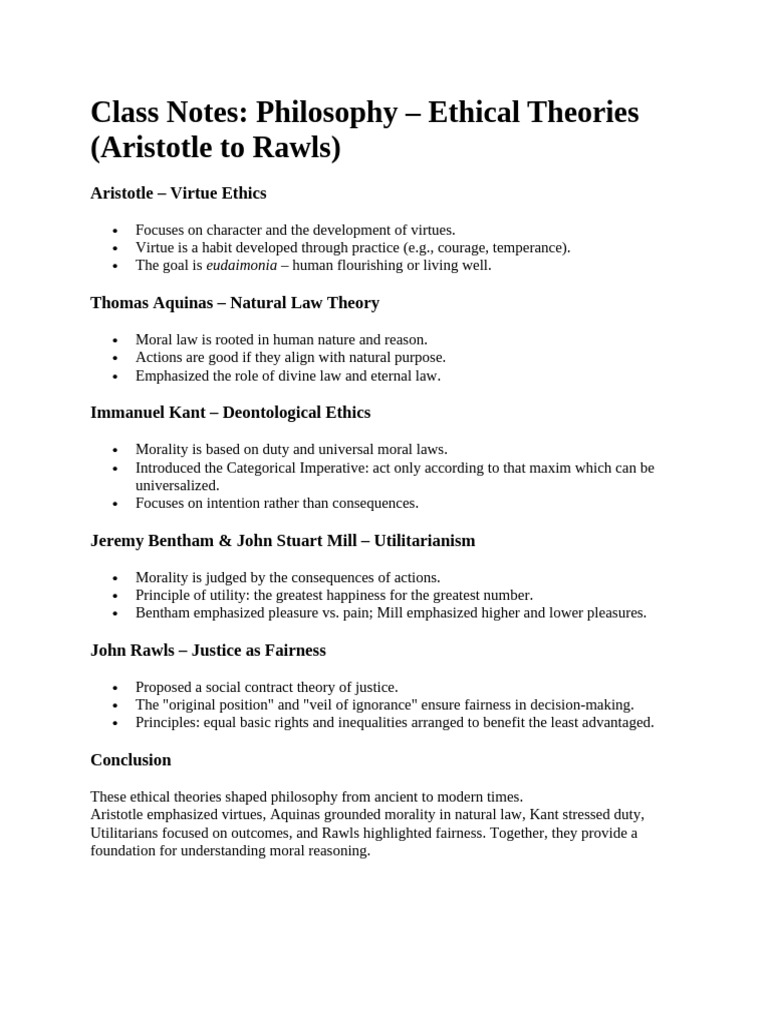 Ethical Theories | PDF