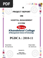 Hospital Management Report