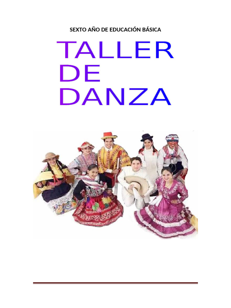Esquema de Danza para Educación Básica | PDF | Bailes | Aprendizaje