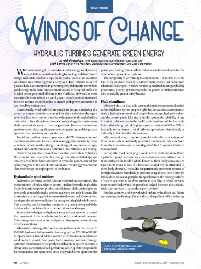Enhancing Wind Turbine Hydraulic Reliability | PDF | Wind Power | Wind ...