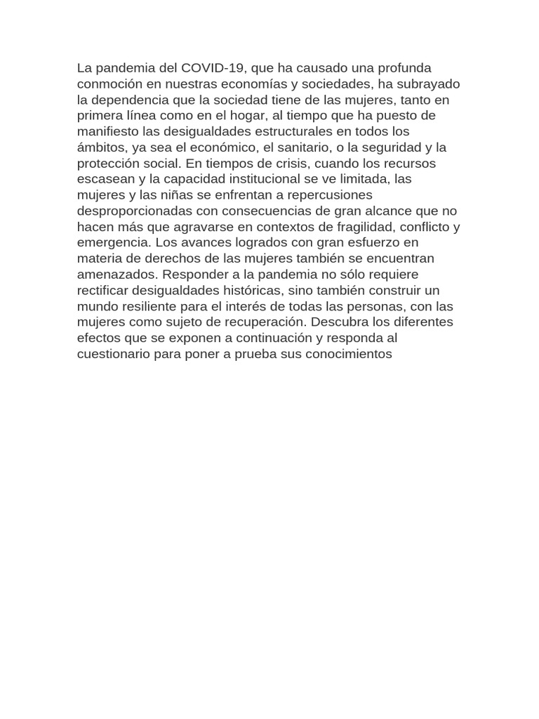 La Pandemia Del COVID | PDF | Discriminación y relaciones raciales ...