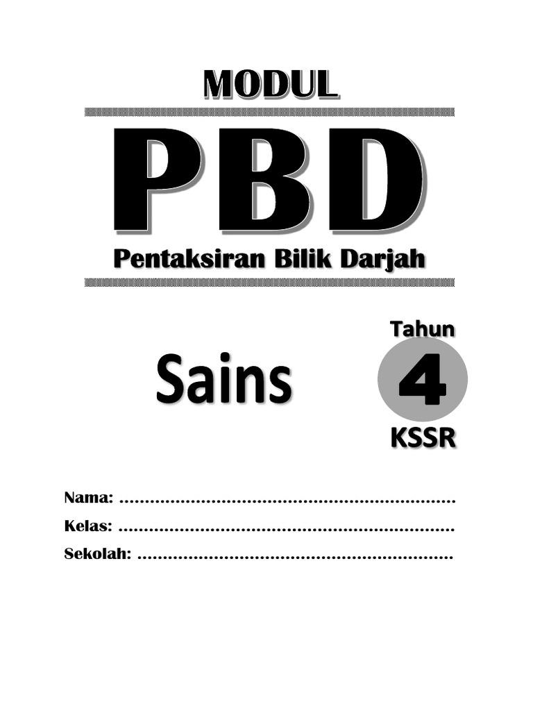 Modul PBD Sains Tahun 4 | PDF