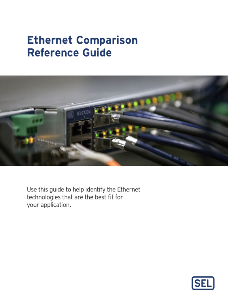 Ethernet Technology Comparison Guide | PDF | Computer Network | Network ...