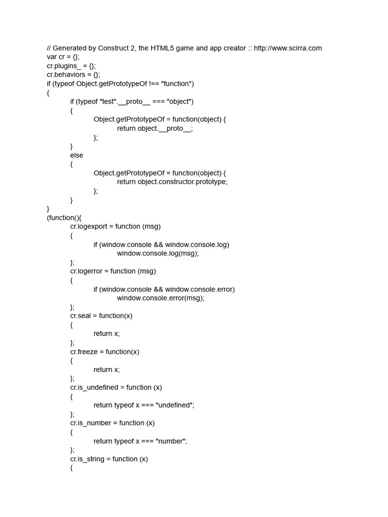 HTML5 Game Development Functions | PDF