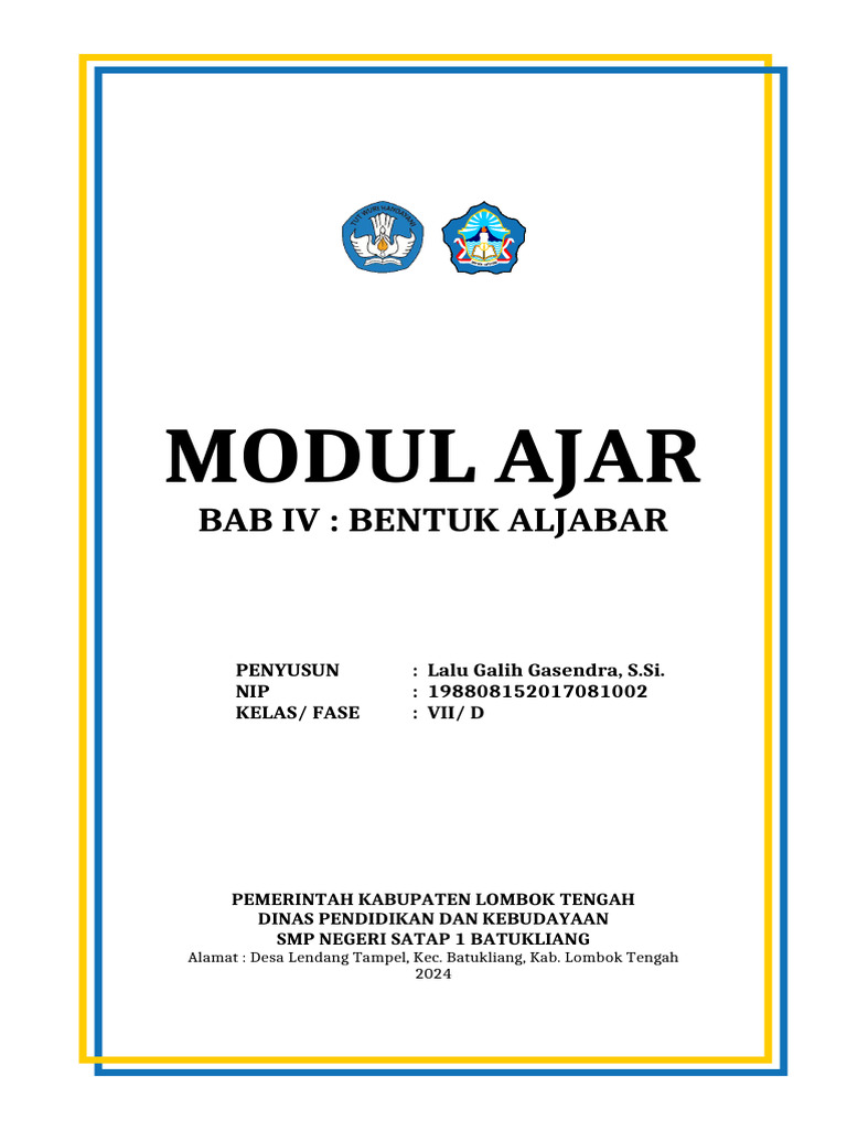 Kelas 8 13 Modul Ajar Matematika Kls 8 Sem 2 Bab V Pdf