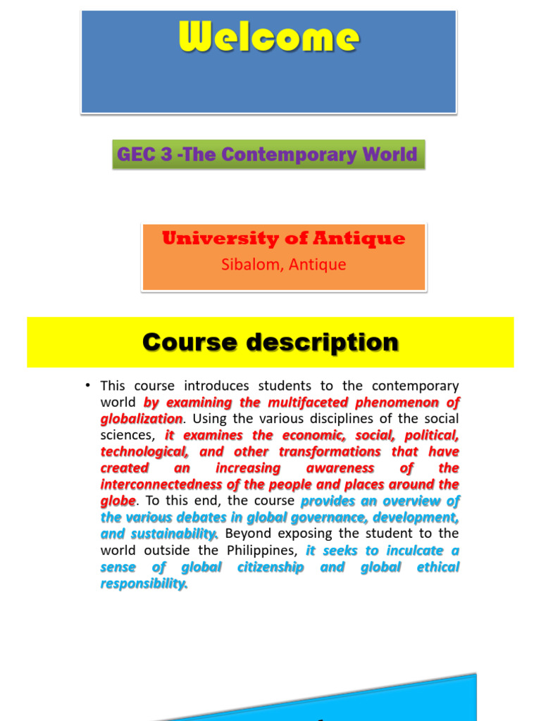 Understanding Globalization Dynamics | PDF | Globalization ...