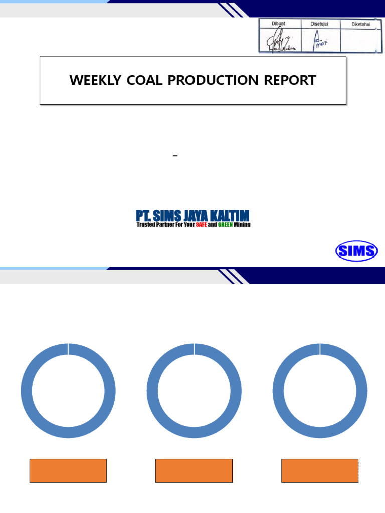 Weekly Coal Production Report W43 | PDF | Fossil Fuels | Coal