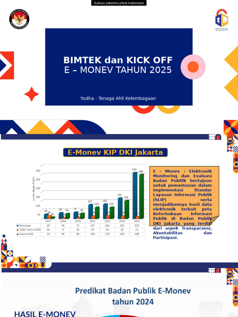 E-Monev 2025: Panduan dan Proses | PDF
