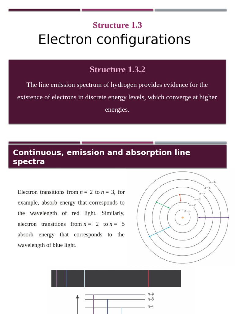 Structure-1 3 2 | PDF | Emission Spectrum | Electromagnetic Spectrum