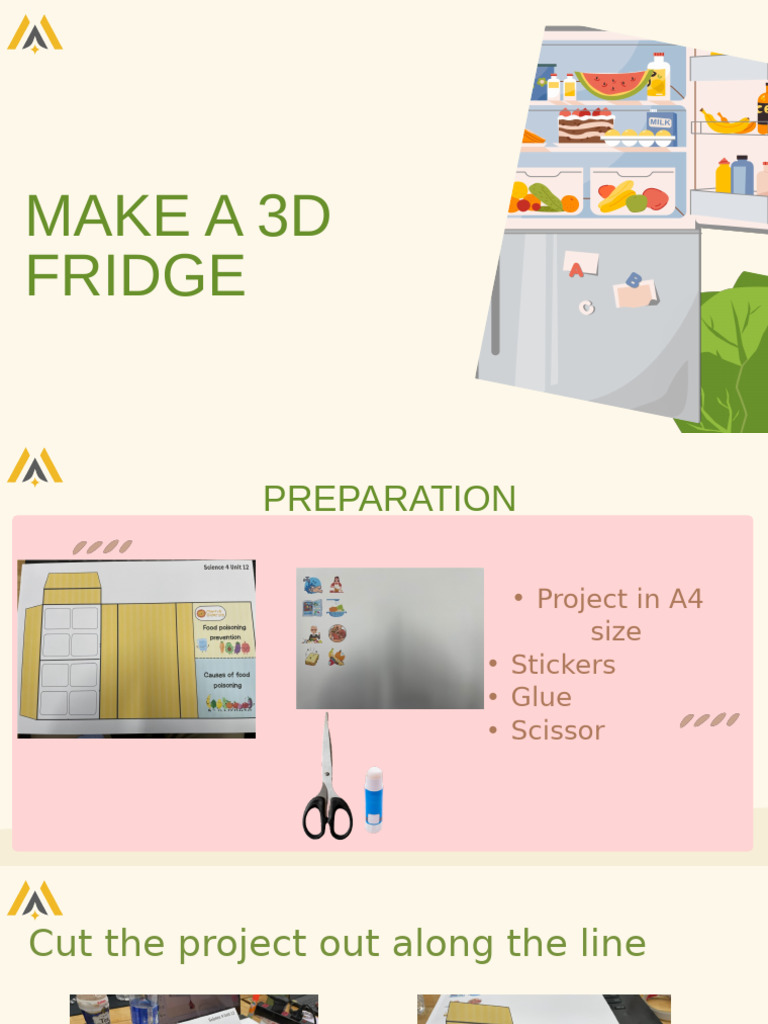 3D Fridge Craft Project Guide | PDF