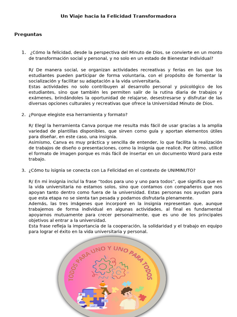 Viaje a la Felicidad Transformadora PDF