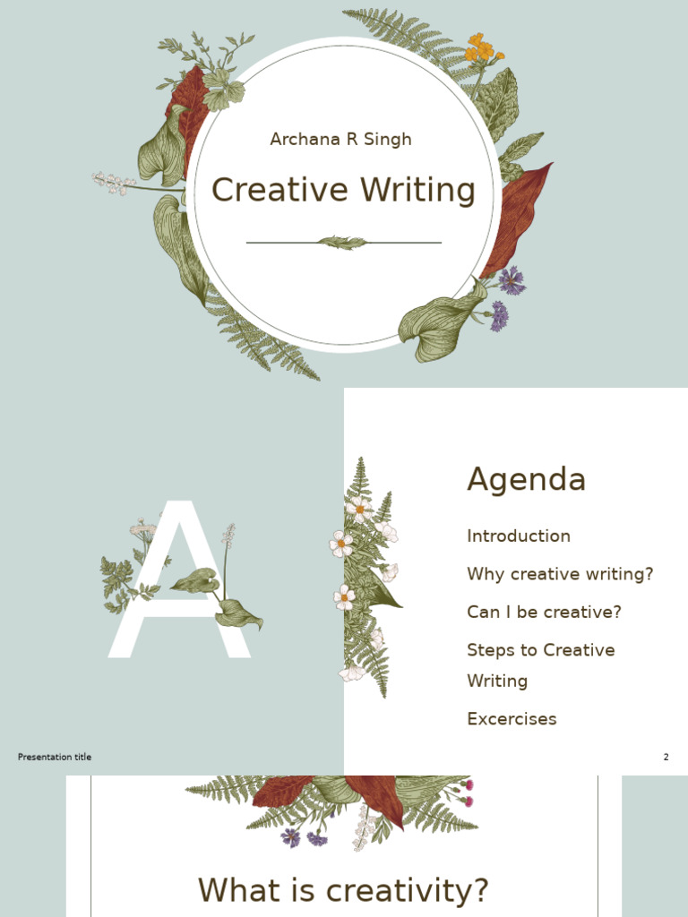 Steps to Mastering Creative Writing | PDF | Creativity | Narration