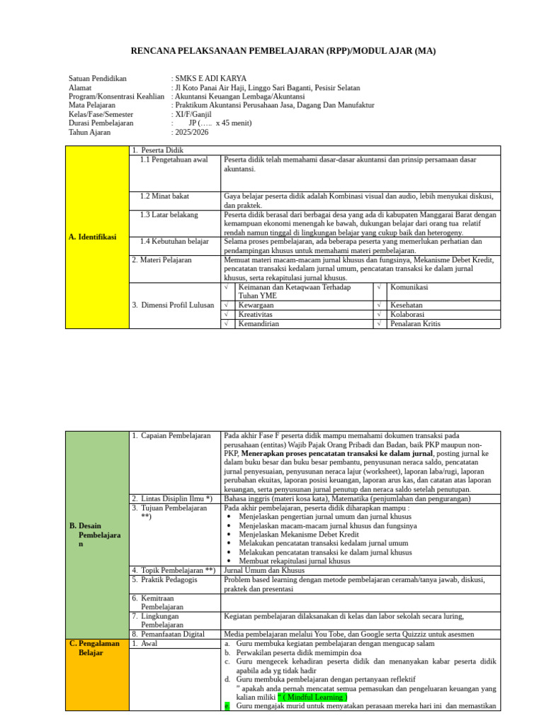 1 2 LK RPP Deep Learning | PDF