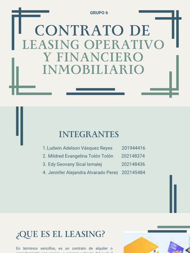 Guía Completa sobre Leasing Inmobiliario | PDF | Hipotecas