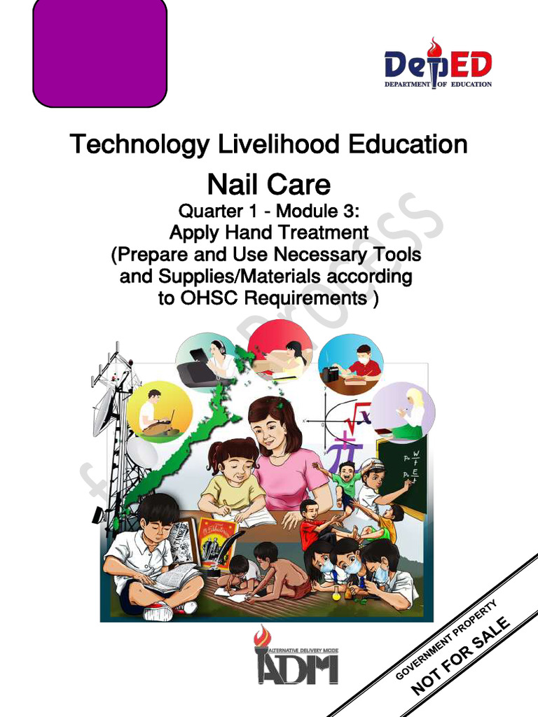 Nail Care Module: Hand Treatment Guide | PDF | Personal Protective ...