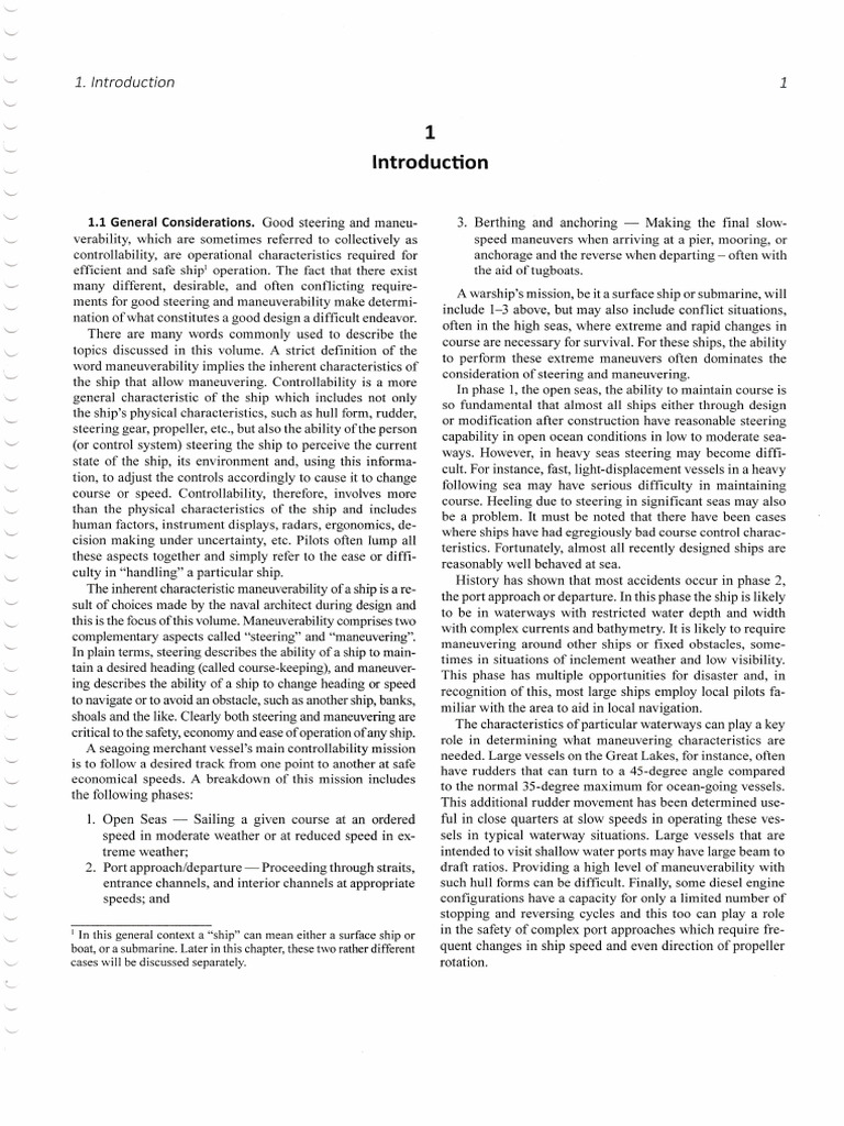 Chapter 01 - Introduction | PDF | Ships | Rudder