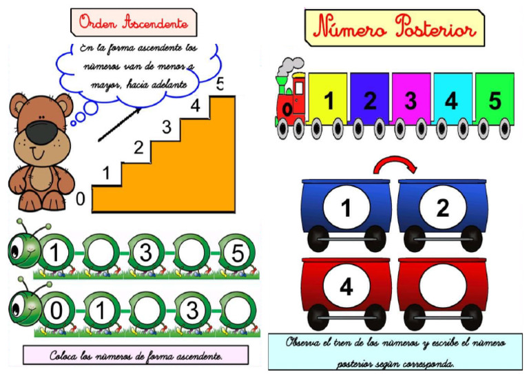 Ficha de Números MAT | PDF