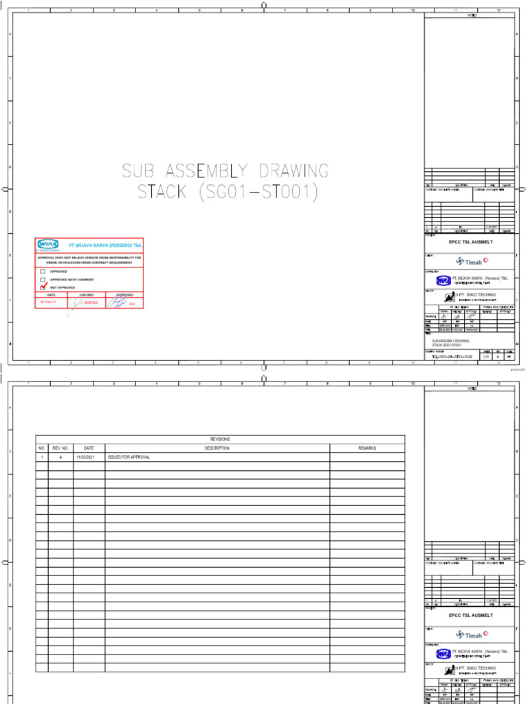 Sub-Assembly Drawing for SG01-ST001 | PDF