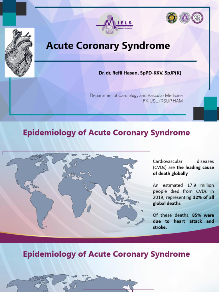 Acute Coronary Syndrome Overview | PDF | Myocardial Infarction ...