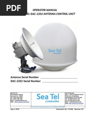 Sea Tel Tac-92 Manual